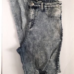 Cleo Premium Ripped Destroyed Skinny Slim Jeans